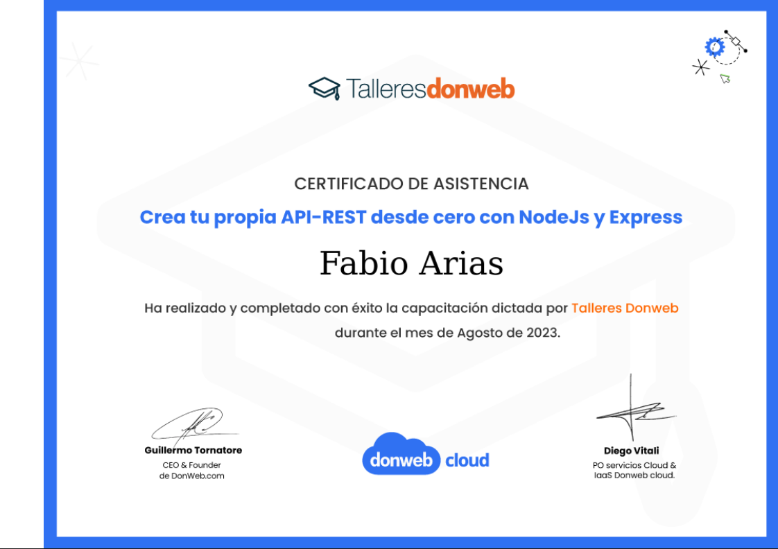 API REST DonWeb