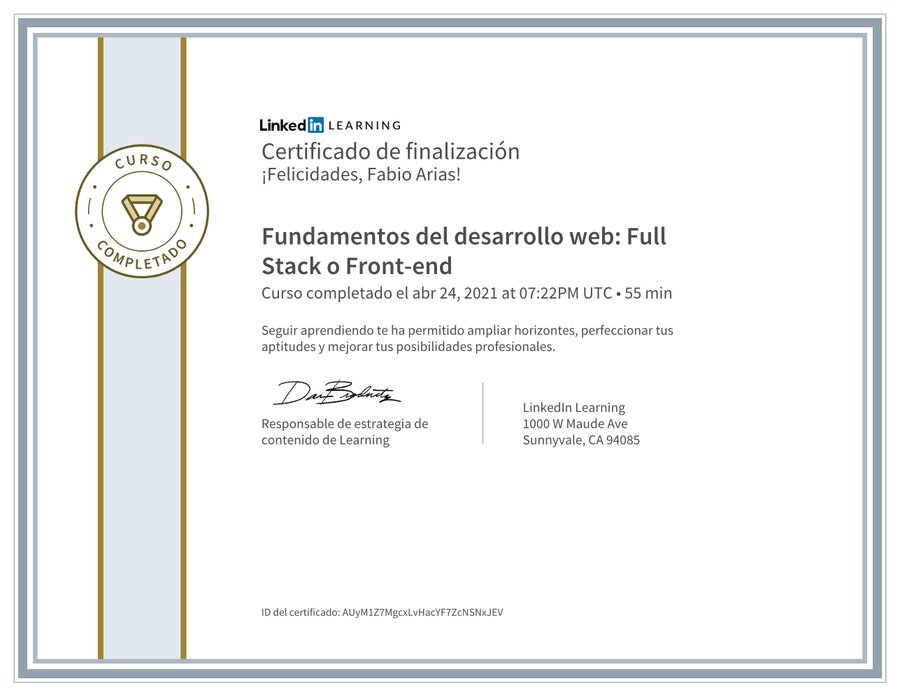Fundamentos del Desarrollo Web Full Stack