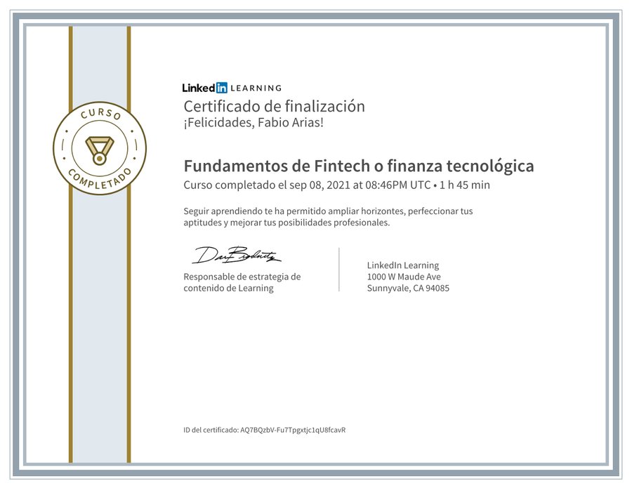 Fundamentos de Fintech