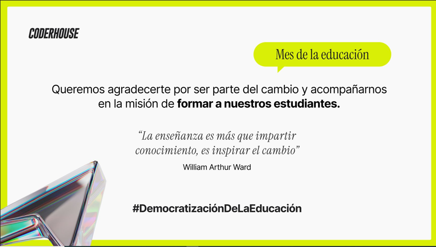 Mes de la educación